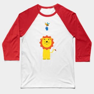 Lion and bee Baseball T-Shirt